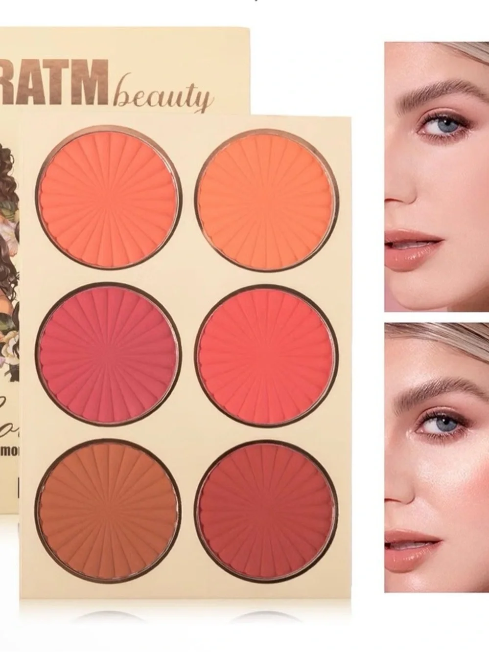 URATM Beauty Color Bomb Eyeshadow Palette - Neutral & Warm Shades
